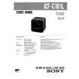 SONY ICFC101L Service Manual