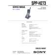SONY SPPH273 Owners Manual