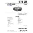 SONY CFDS36 Service Manual