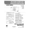 SONY XOD501CDM Service Manual