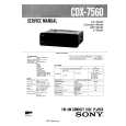 SONY CDX-7560 Owners Manual