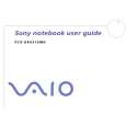 SONY PCG-GRX516MD VAIO Owners Manual