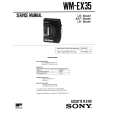 SONY WM-EX35 Service Manual