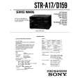 SONY STR-D159 Service Manual