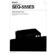 SONY SEQ-555ES Owners Manual
