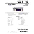 SONY CDXF7710 Service Manual