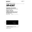 SONY XR-6387 Owners Manual