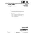 SONY TCM16 Service Manual