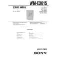 SONY WMEX615 Service Manual
