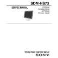 SONY SDM-HS73 Service Manual