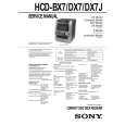 SONY HCDDX7/J Service Manual
