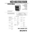 SONY HCDBX2 Service Manual
