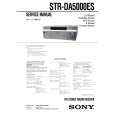 SONY STR-DA5000ES Service Manual
