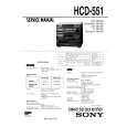SONY HDC551 Owners Manual
