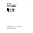 SONY BVW40S VOLUME 2 Service Manual