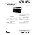 SONY CFM-145S Service Manual