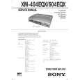 SONY XM604EQX Service Manual