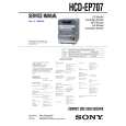 SONY HCD-EP707 Service Manual