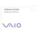 SONY PCV-RZ102 VAIO Software Manual