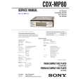 SONY CDXMP80 Service Manual