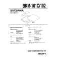 SONY BKM102 Service Manual