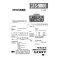 SONY CFS9000 Service Manual