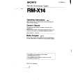 SONY RMX14 Owners Manual