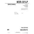 SONY MDR301LP Service Manual