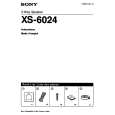 SONY XS-6024 Owners Manual