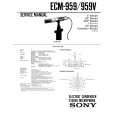 SONY ECM959 Service Manual