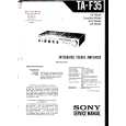 SONY TAF35 Service Manual