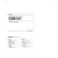 SONY CDB-231 Owners Manual