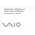 SONY PCG-R600HMP VAIO Software Manual