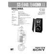 SONY SSE440MKII Service Manual