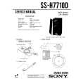 SONY SS-H7710D Service Manual