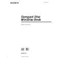 SONY MXDD3 Owners Manual