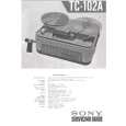 SONY TC-102A Service Manual
