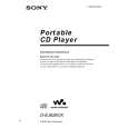 SONY D-EJ626CK Owners Manual