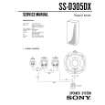 SONY SSD305DX Service Manual
