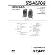 SONY SRSPC45 Service Manual