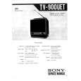 SONY TV900UET Service Manual