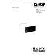 SONY CA-M3P VOLUME 1 Service Manual