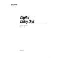 SONY DPSD7 Owners Manual