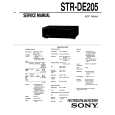 SONY STR-DE205 Service Manual