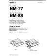 SONY BM-77 Owners Manual
