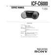 SONY ICF-C6000 Service Manual