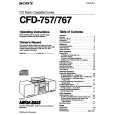 SONY CFD757 Owners Manual