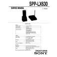 SONY SPPLX630 Service Manual