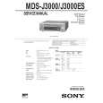 SONY MDS-J3000 Service Manual