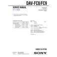SONY DAV-FC9 Service Manual